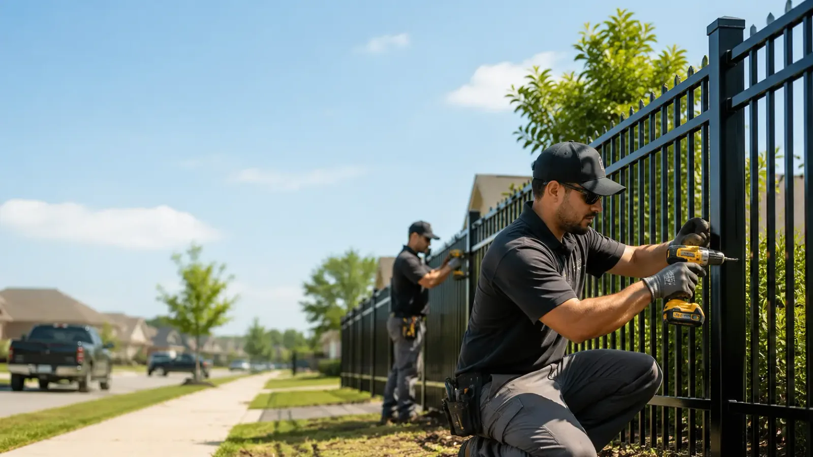 Metal Fence Installation in Brockton, PA